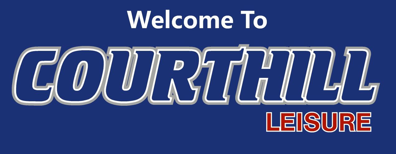 Courthill Leisure welcome sign